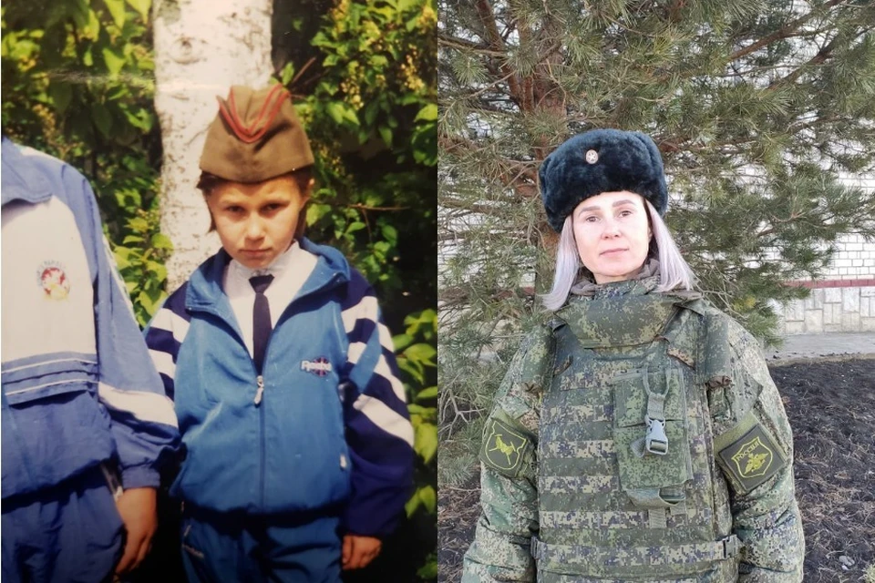 Анастасия с детства мечтала служить в ВС РФ. Фото: семейный архив.