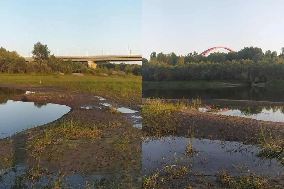 Уровень воды никольское обь. Река Обь обмелела. Река Коломенка обмелела. Обмелела Обь в Новосибирске 2022 года. Излучина реки Обь.
