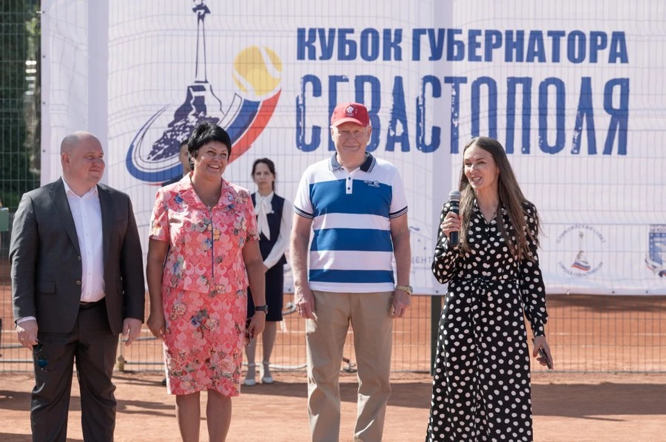 Михаил Развожаев и Татьяна Лобач посетили открытие турнира по теннису