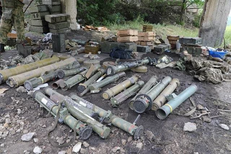 Росгвардия обнаружил в ЛНР крупный схрон ВСУ с оружием и боеприпасами Фото: пресс-служба Росгвардии