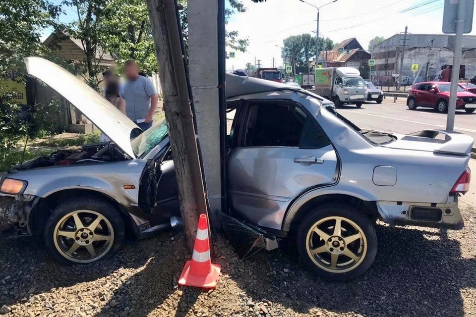 15 взрослых и 3 детей пострадали в ДТП в Иркутске и районе за неделю. Фото предоставлено Госавтоинспекцией Иркутска