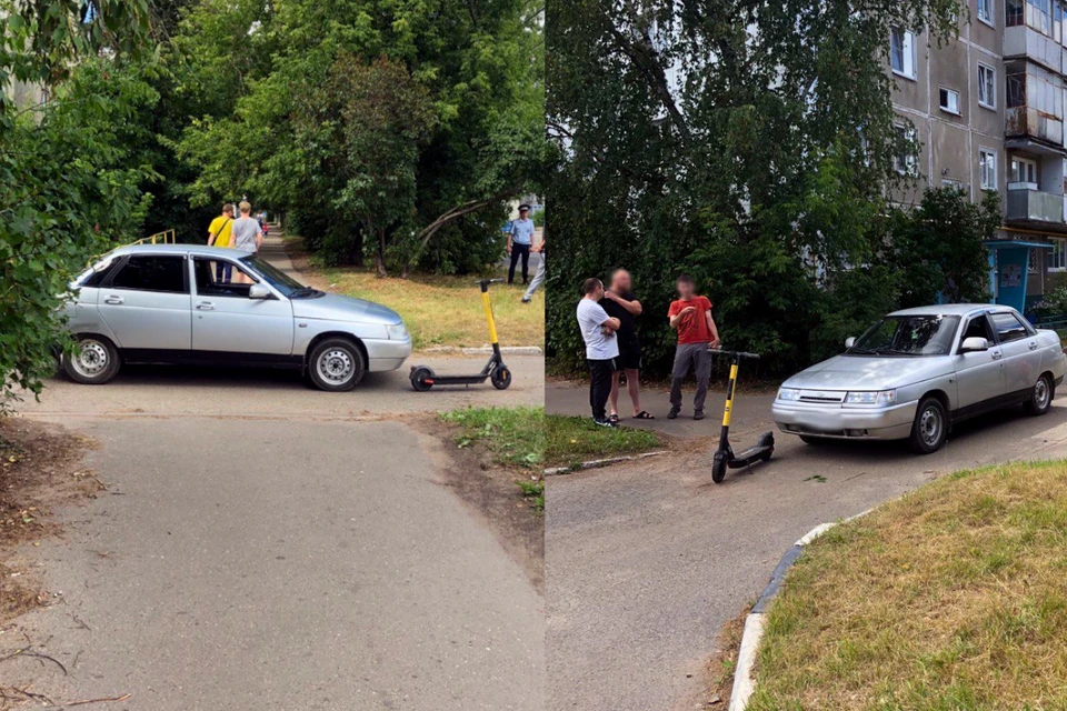 Фото УГИБДД по Тверской области с места наезда на детей в Твери.