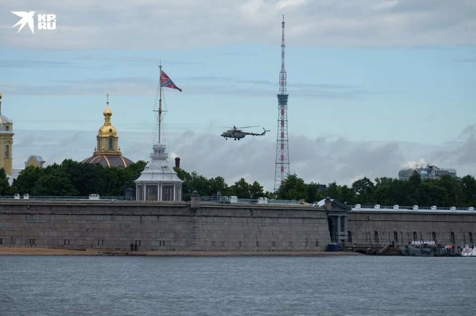 Вертолет с президентом