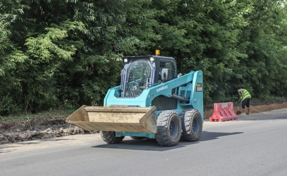 Масштабный ремонт дорог продолжается в Смоленске. Фото: пресс-служба администрации города.