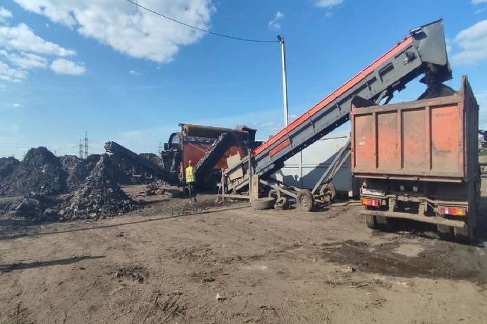 Более 1.1 млн тонн мусора переработано на Шуваловской свалке в Нижнем Новгороде ФОТО: телеграм-канал Глеба Никитина