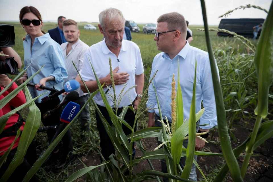 Сельхозпредприятия Челябинской области планируют собрать хороший урожай. Фото: пресс-служба губернатора.