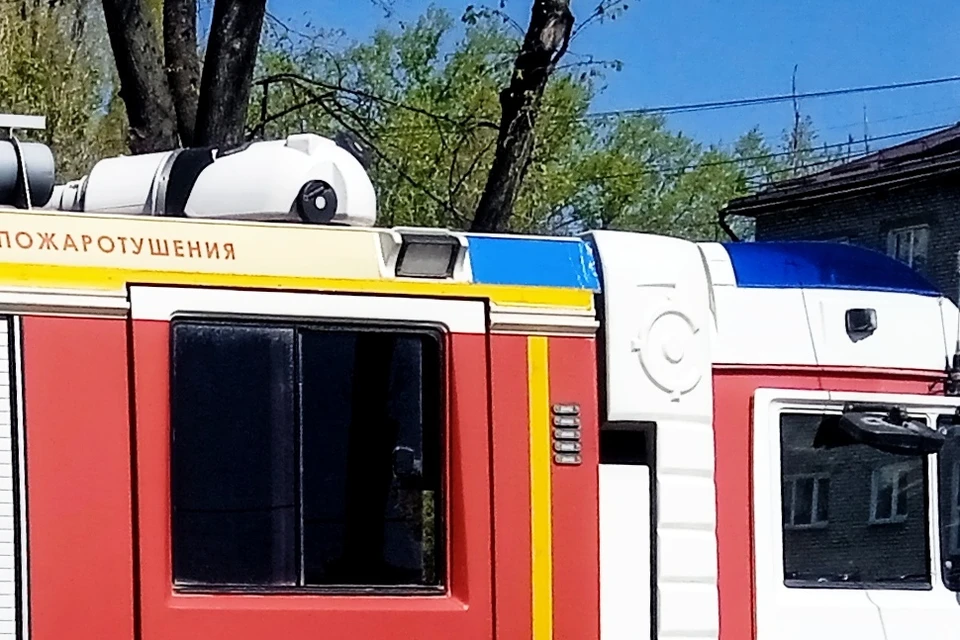 Пожарная машина попала в ДТП в Липецке