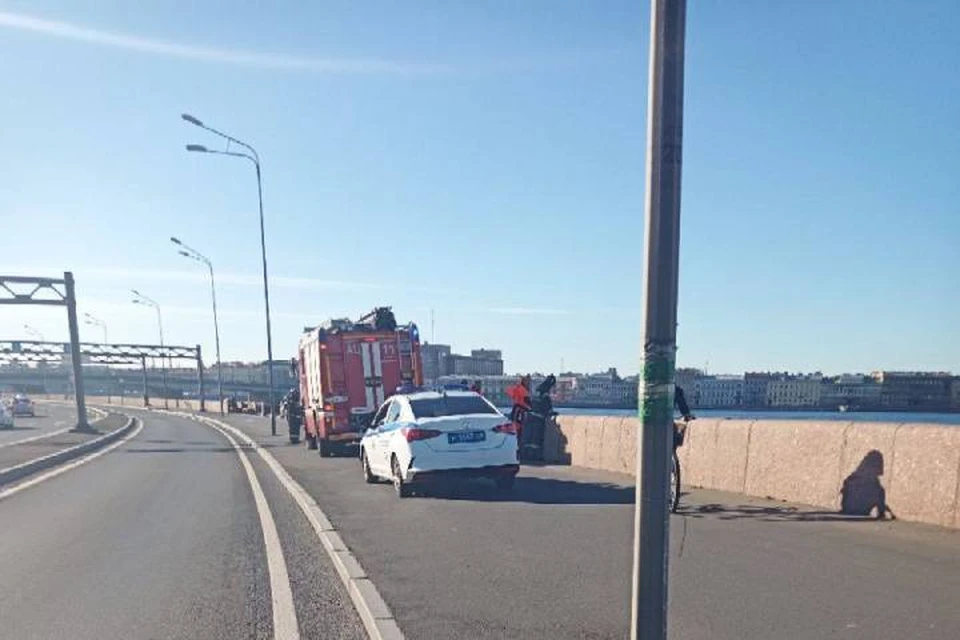 Парень упал в Невку в Выборгском районе Петербурга / Фото: Мегаполис