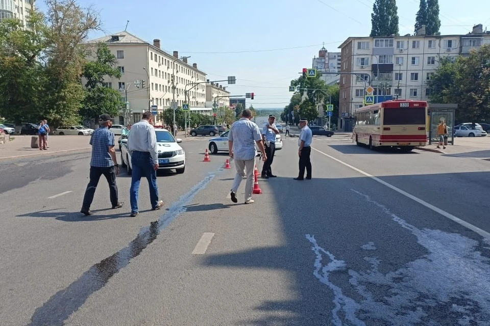 ДТП с реанимобилем в Липецке