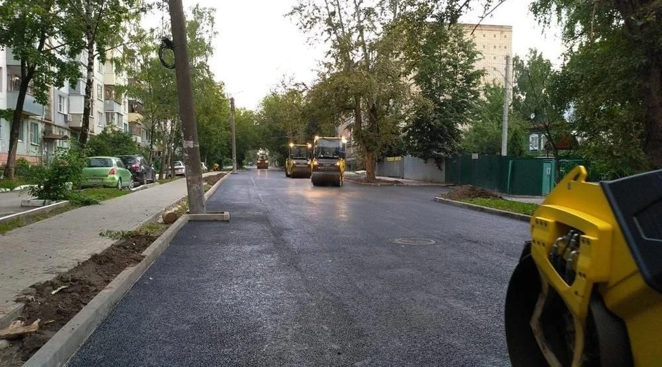 Дорожники приступили к ремонту на улице Новорежская.