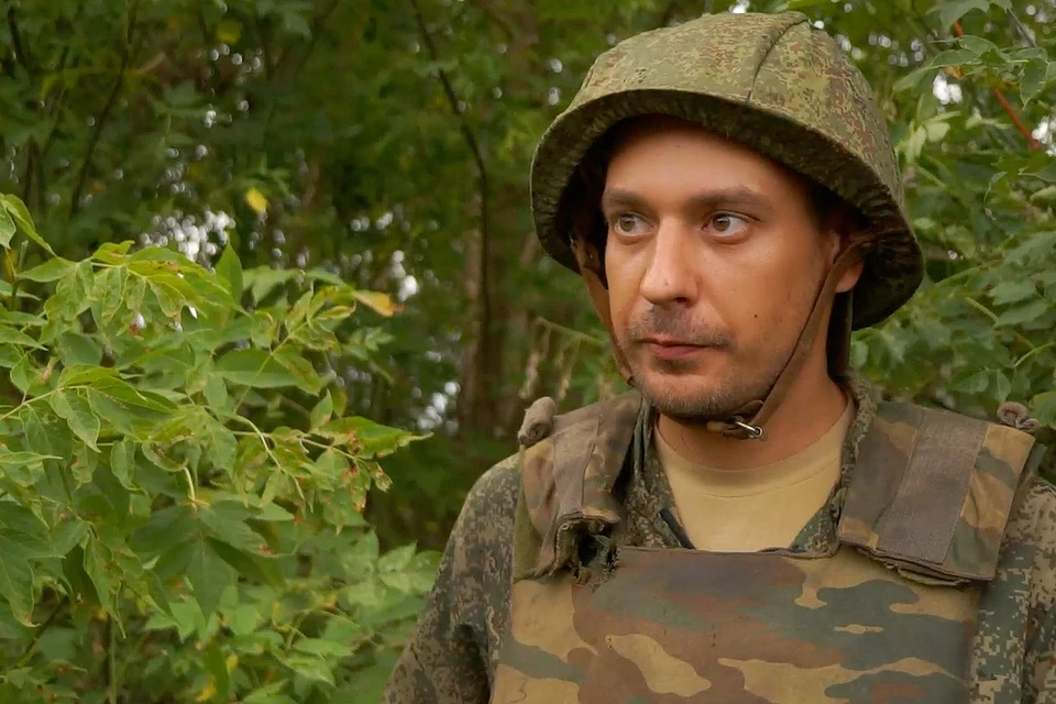 Рядовой ЛНР Валерий Грязнов.