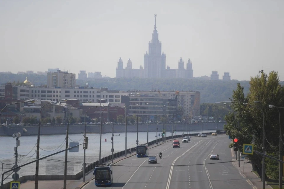 В Москве загрязнение воздуха от дыма лесных пожаров полдня превышало выбросы от заводов и транспорта