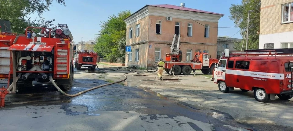 При пожаре никто не пострадал. Фото: пресс-служба ГУ МЧС по Челябинской области