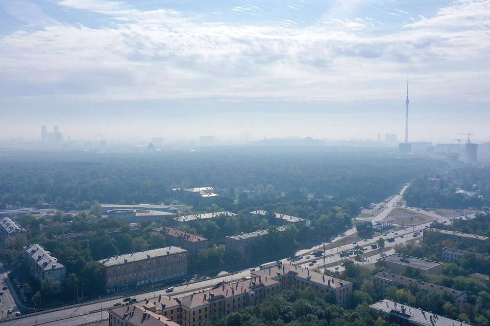 В Москве снова смог. Тяжело было дышать в выходные.