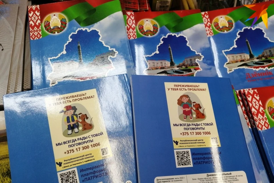 В Беларуси родители покупают для школьников разные дневники для девочек и мальчиков. Фото: читатель "КП"