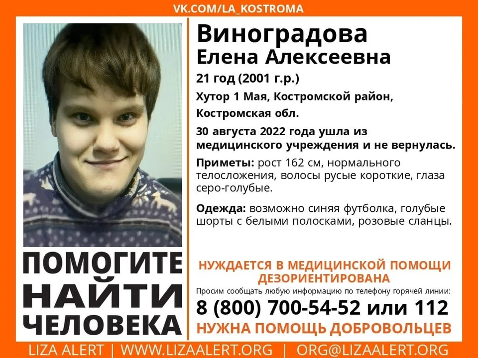Фото: ДПСО "Лиза Алерт" Костромской области