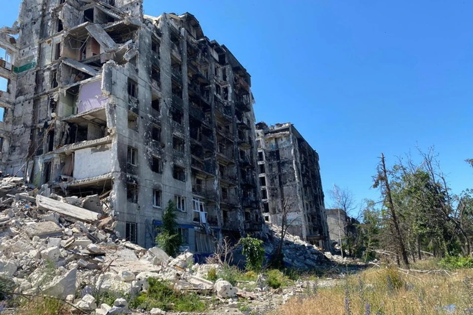 Такой вид имеют многие дома в Попасной. Фото: ГП ЛНР