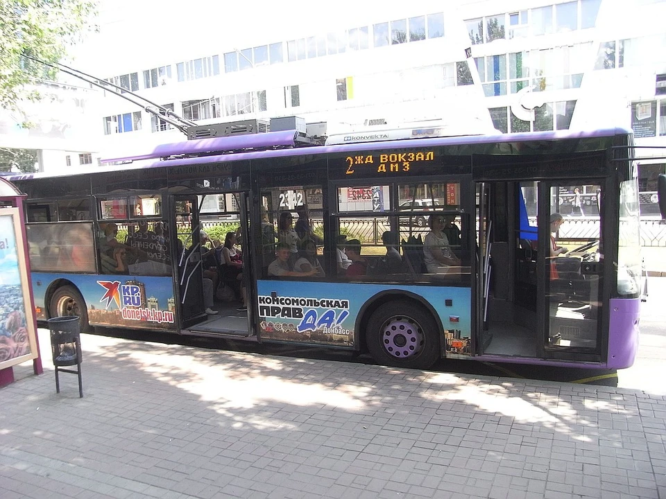 Временно приостановлено движение троллейбусного маршрута №2