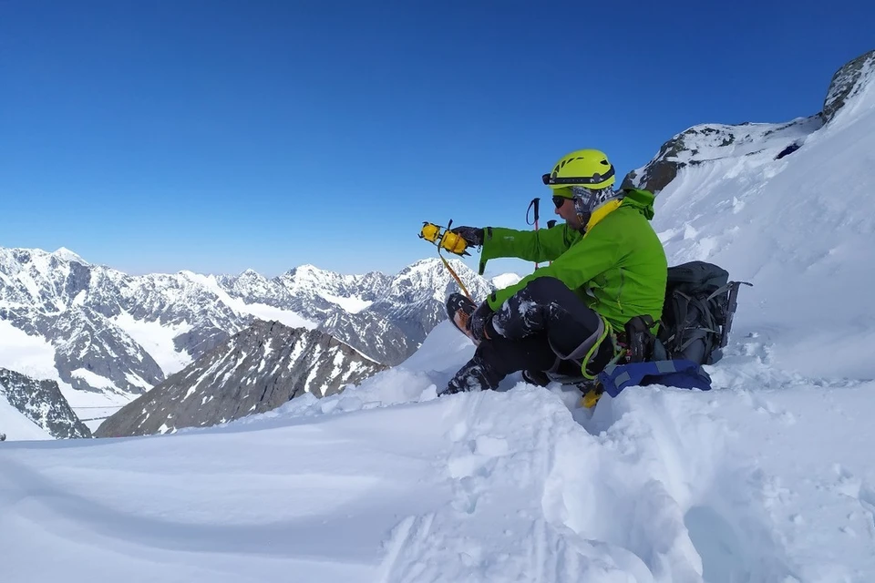 Иван Алабугин является опытным альпинистом