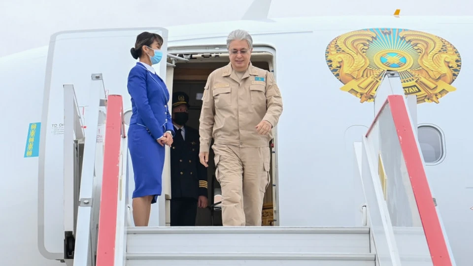 Касым-Жомарт Токаев прибыл в Костанайскую область с рабочим визитом