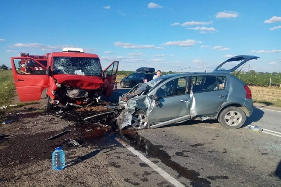 В ДТП под Бахчисараем погибли мужина и ребенок. Фото: МВД по РК