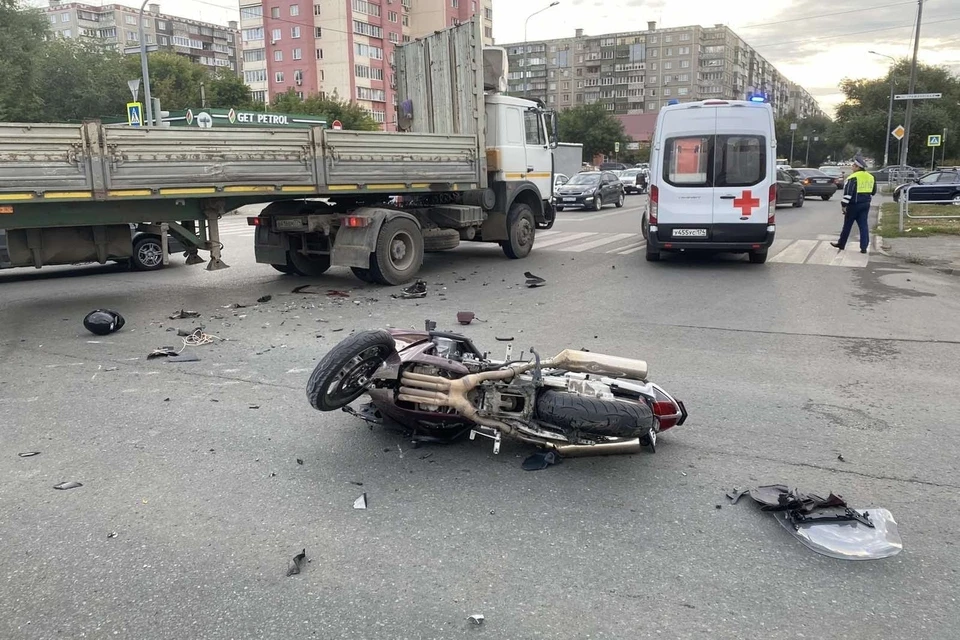 ДТП случилось на перекрестке в Ленинском районе Фото: ГИБДД Челябинска