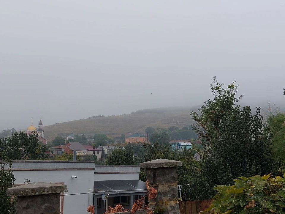 Туман в Саратове