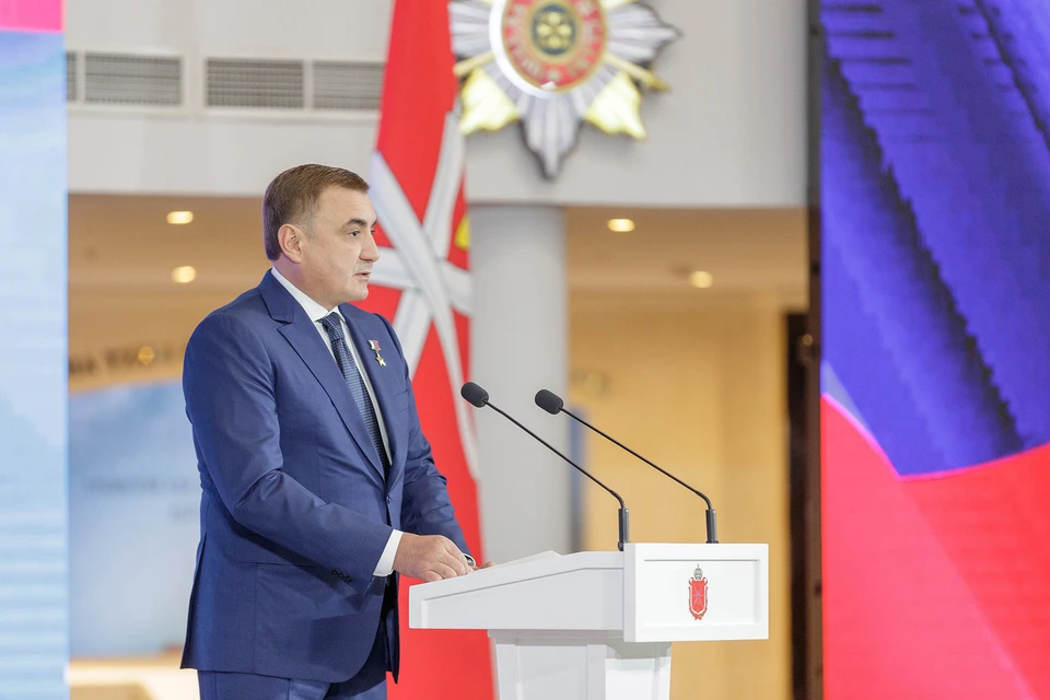 Губернатор Алексей Дюмин поддержал решения президента России. Фото: пресс-служба правительства Тульской области.