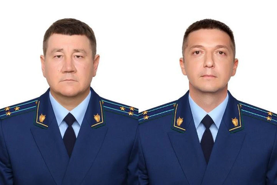 Слева направо: Туймазинский межрайонный прокурор Азамат Насыров и прокурора города Кумертау // фото: прокуратура РБ