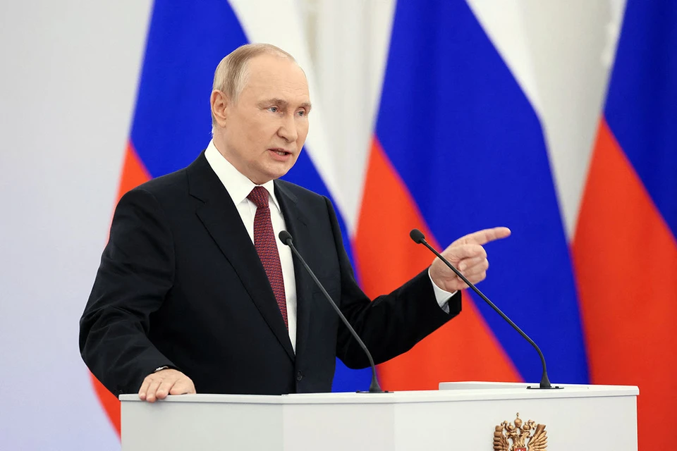 Владимир Путин выступил 30 сентября перед Федеральным собранием.