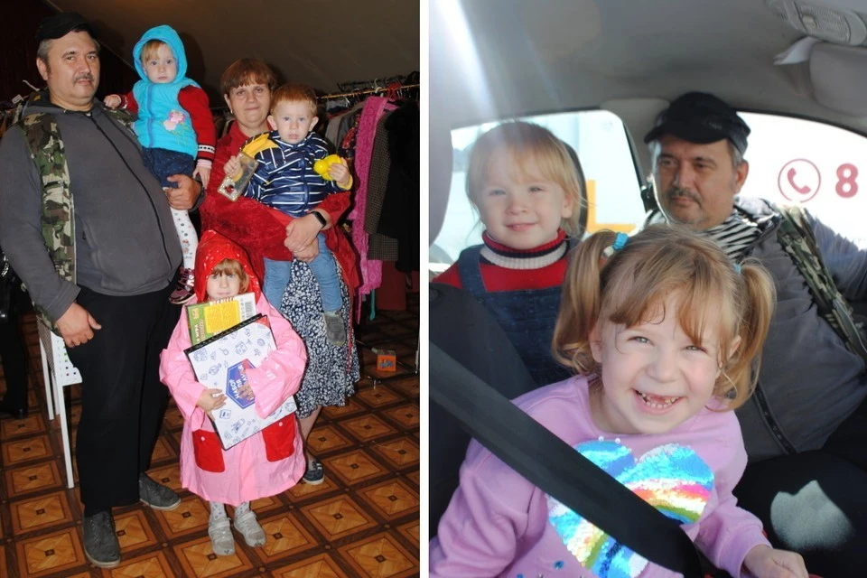 Вырастив двух дочек, родители из Донбасса взяли на воспитание трех ростовских детишек.
