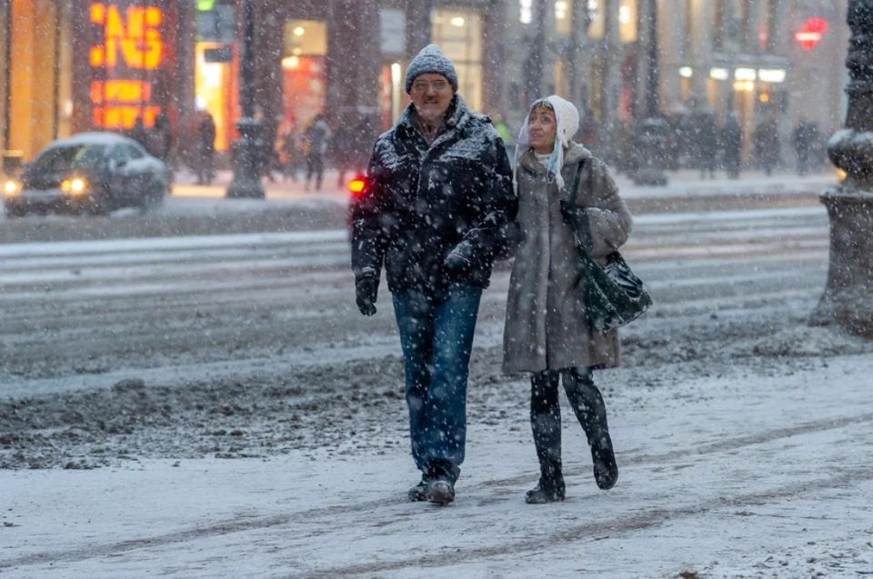 первый снег в 2022 году