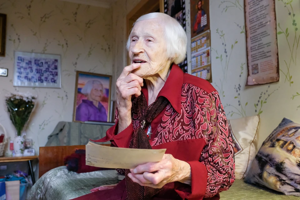 Надежде Васильевне исполнилось 102 года.