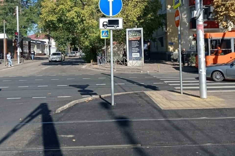 В Краснодаре отремонтировали участок улицы Ставропольской Фото: пресс-служба администрации Краснодарского края