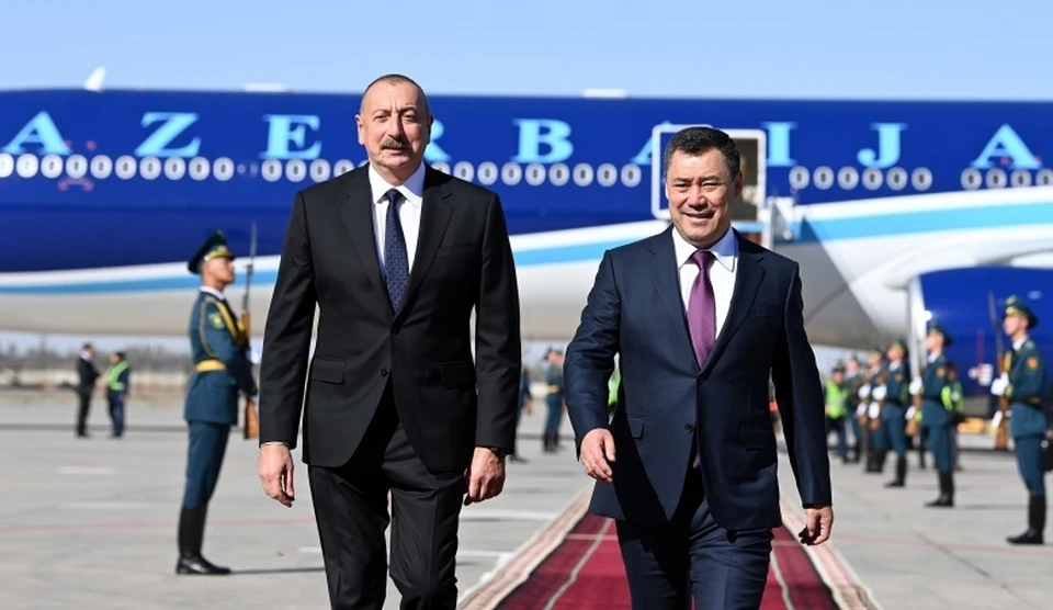 Это первый визит Алиева в республику за время, что Жапаров возглавляет Кыргызстан.