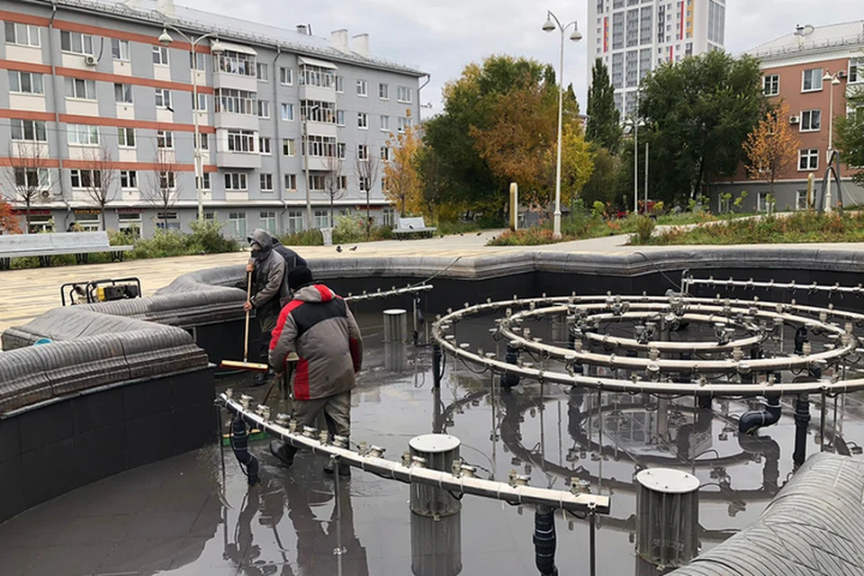 На зиму конструкции закроют фанерой. Фото: Комитет внешнего благоустройства Казани