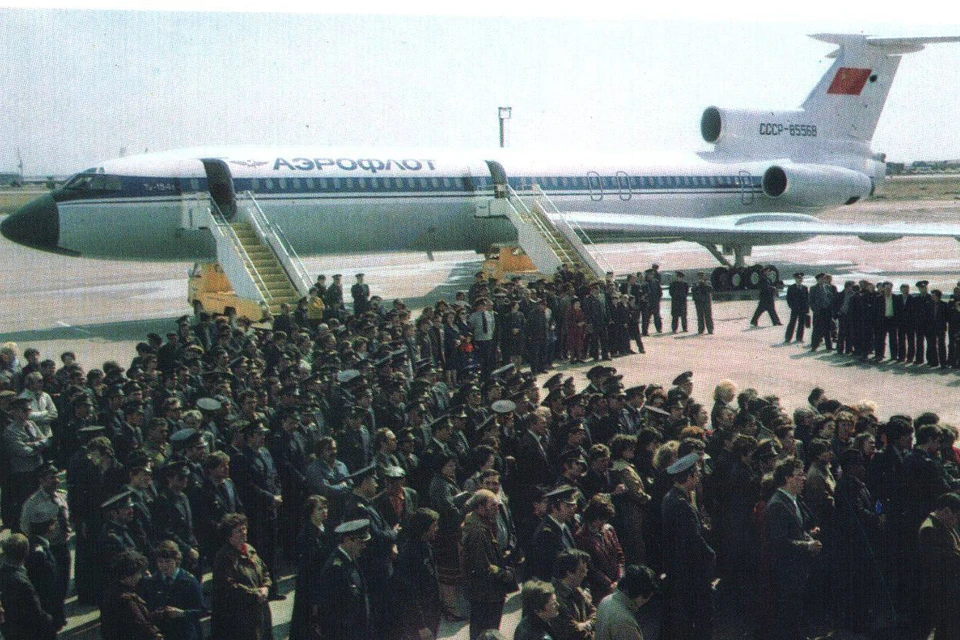 Первый прилет Ту-154 в Якутск, 1983 год. Фото: пресс-служба аэропорта Якутска