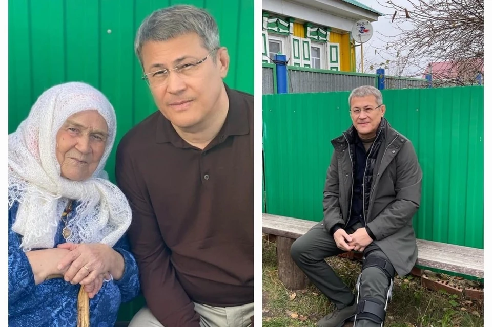 Фотография справа сделана уже после того, как мама Ульфата Мустафина ушла из жизни