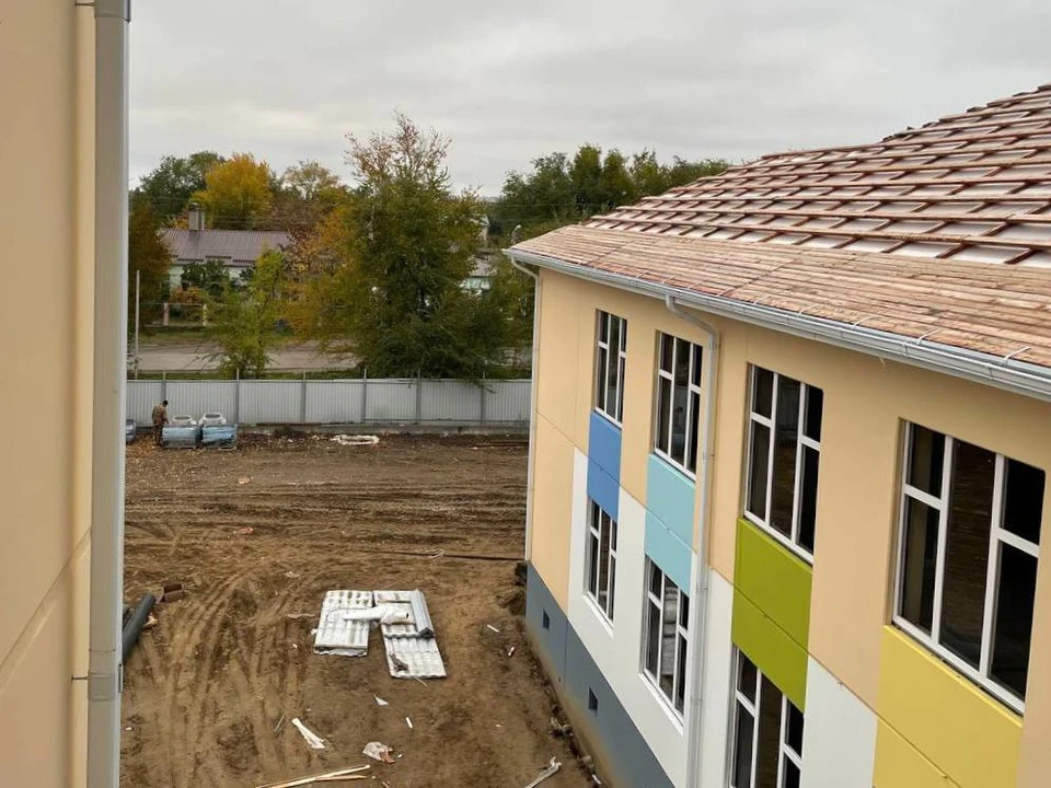 В Астрахани в микрорайоне Бабаевского строятся два детсада