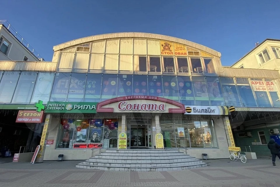 Торговый центр «Соната» в Рязани продают за 125 млн рублей.