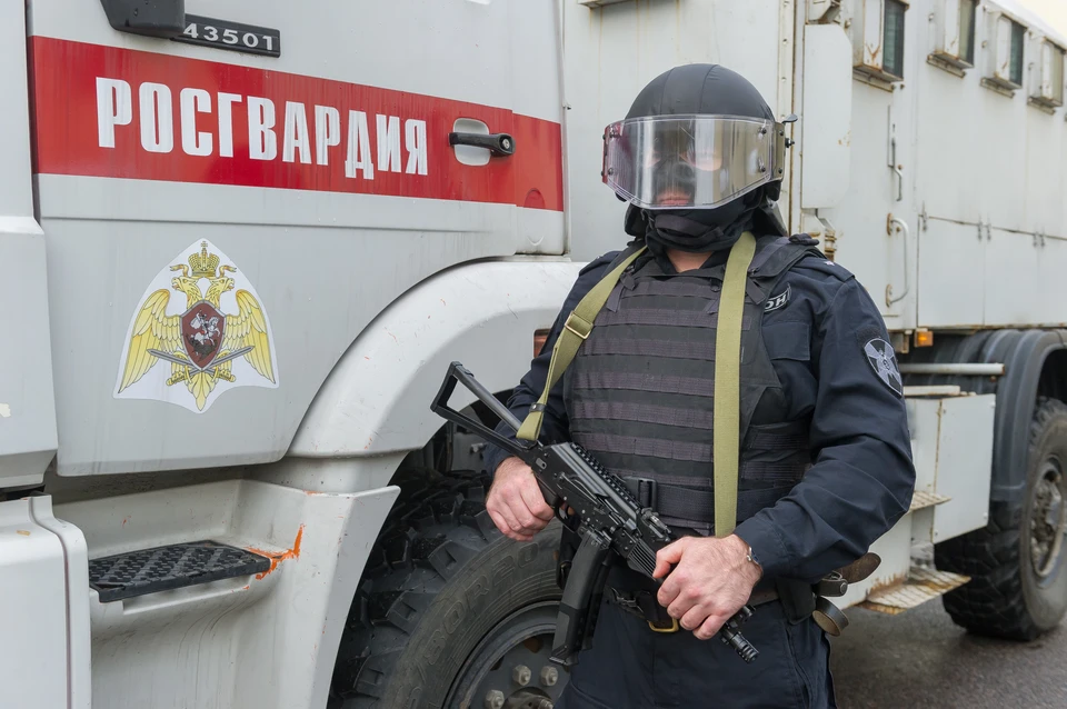 Правонарушителя задержали сотрудники Росгвардии