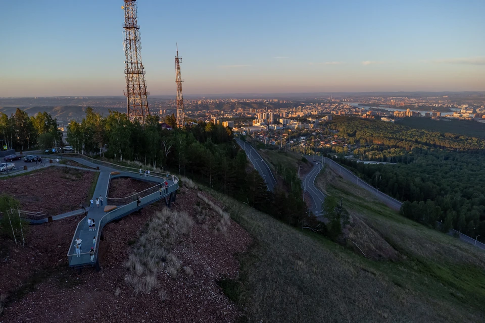 В Красноярске готовят площадку под самый высокий флагшток в России