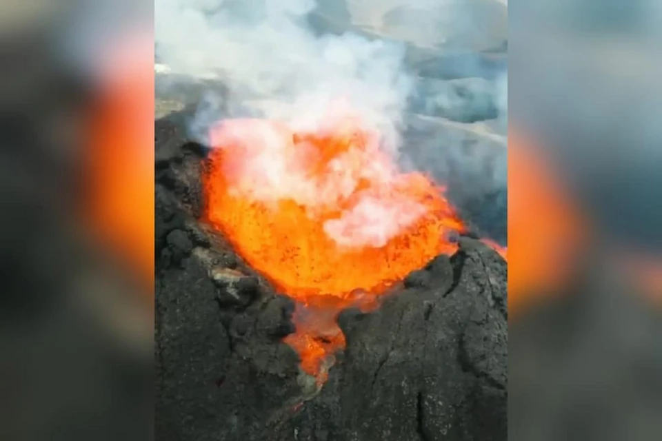 Специалисты отметили, что для вулкана Шивелуч не свойственны потоки жидкой лавы. Фото: telegram-канал @svodka25.