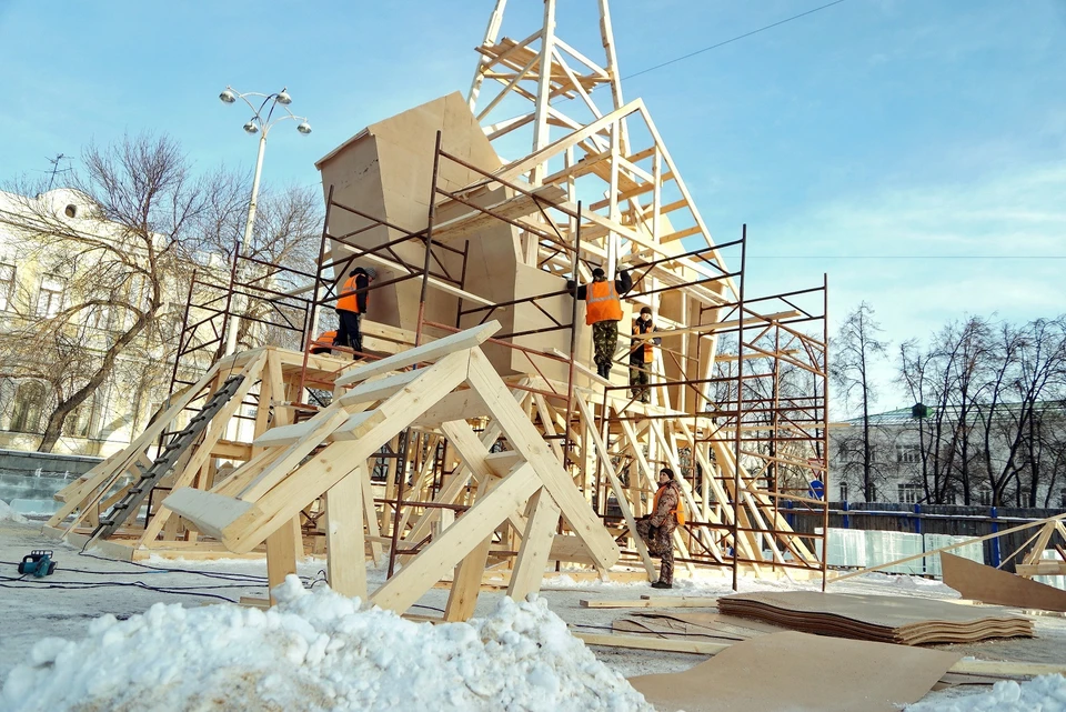 Темой городка в этом году стало 300-летие города