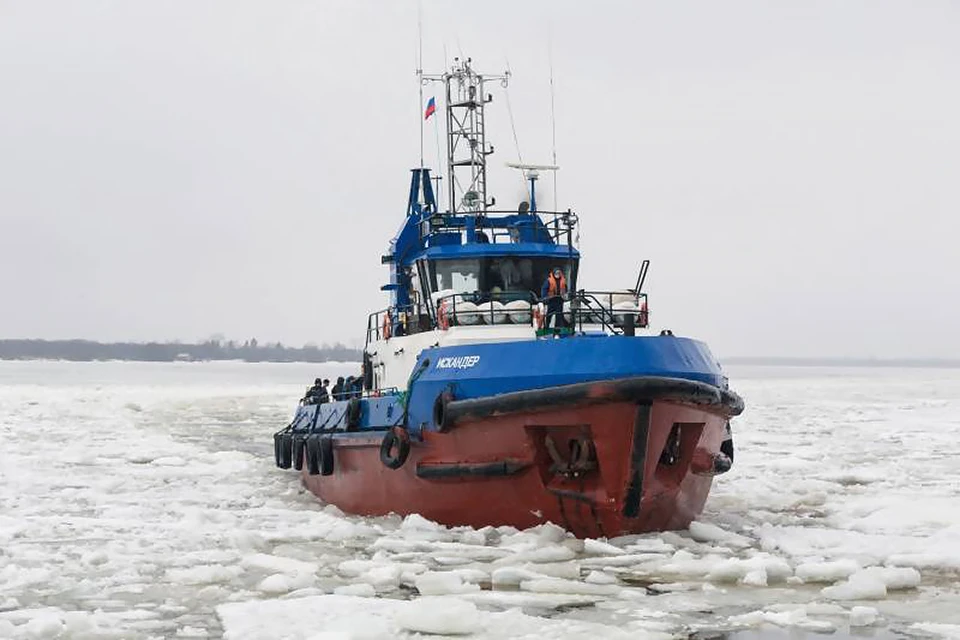 На остров Кего буксир «Искандер» начнет ходить с 15 часов 23 ноября. Фото: администрация Архангельска