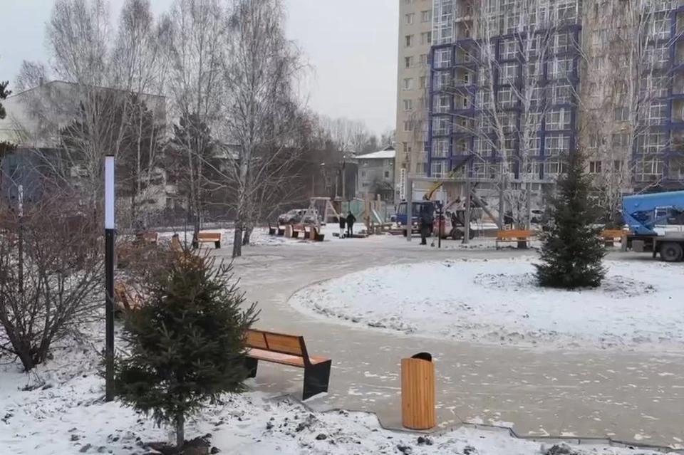 Сроки по благоустройству двух общественных пространств в Иркутске сорвали подрядчики. Фото: администрация Иркутска