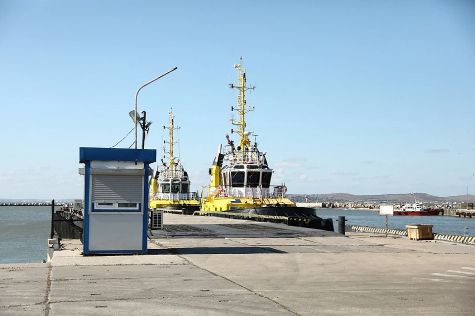 Работа Керченской паромной переправы приостановлена из-за сильного ветра Фото: пресс-служба администрации Краснодарского края