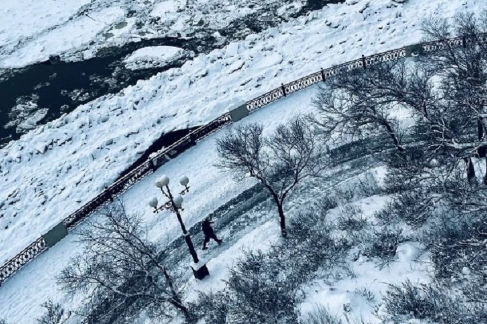 Ледостав на Амуре начался позже нормы в Хабаровском крае