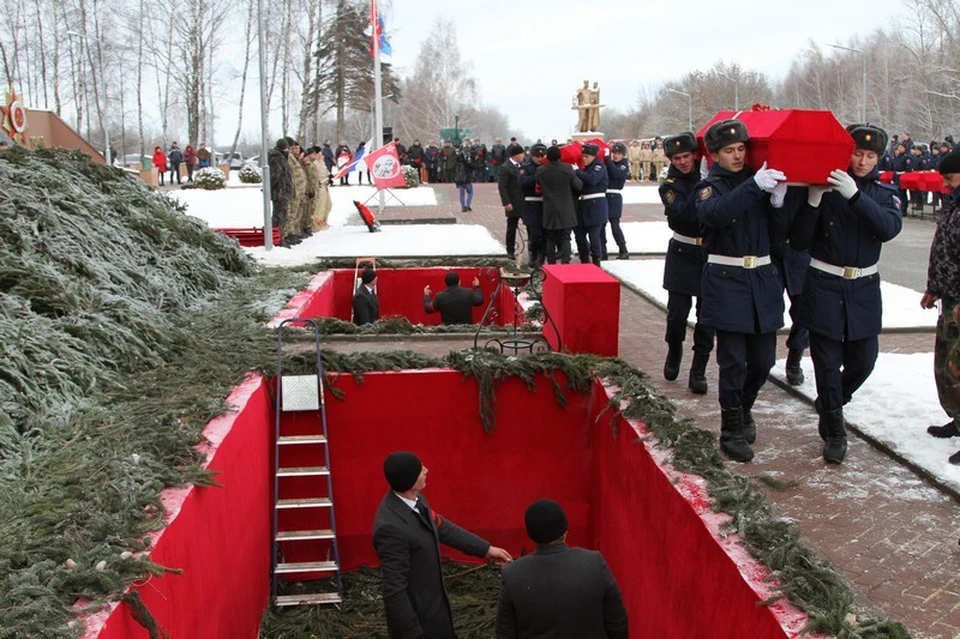 В Арсеньево перезахоронили останки 205 советских солдат