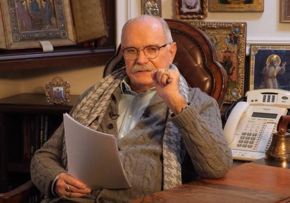 Никита Михалков уверен, что молчание Александра Чуфинева вызвано боязнью сказать правду.